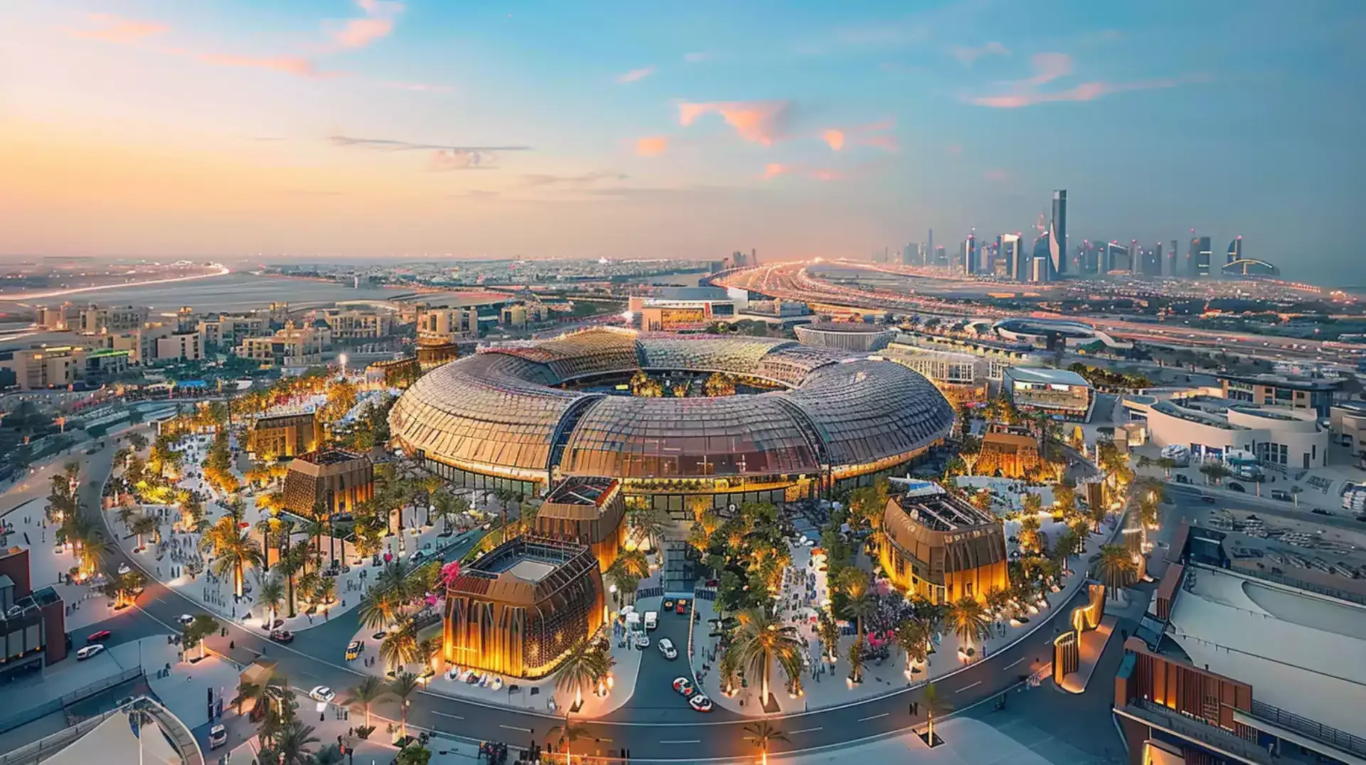Prosperity Beyond Expo 2020: Dubai's Business Horizon Witness the expansion of business horizons in Dubai post-Expo 2020, depicted in an image highlighting the city's dynamic economic landscape
