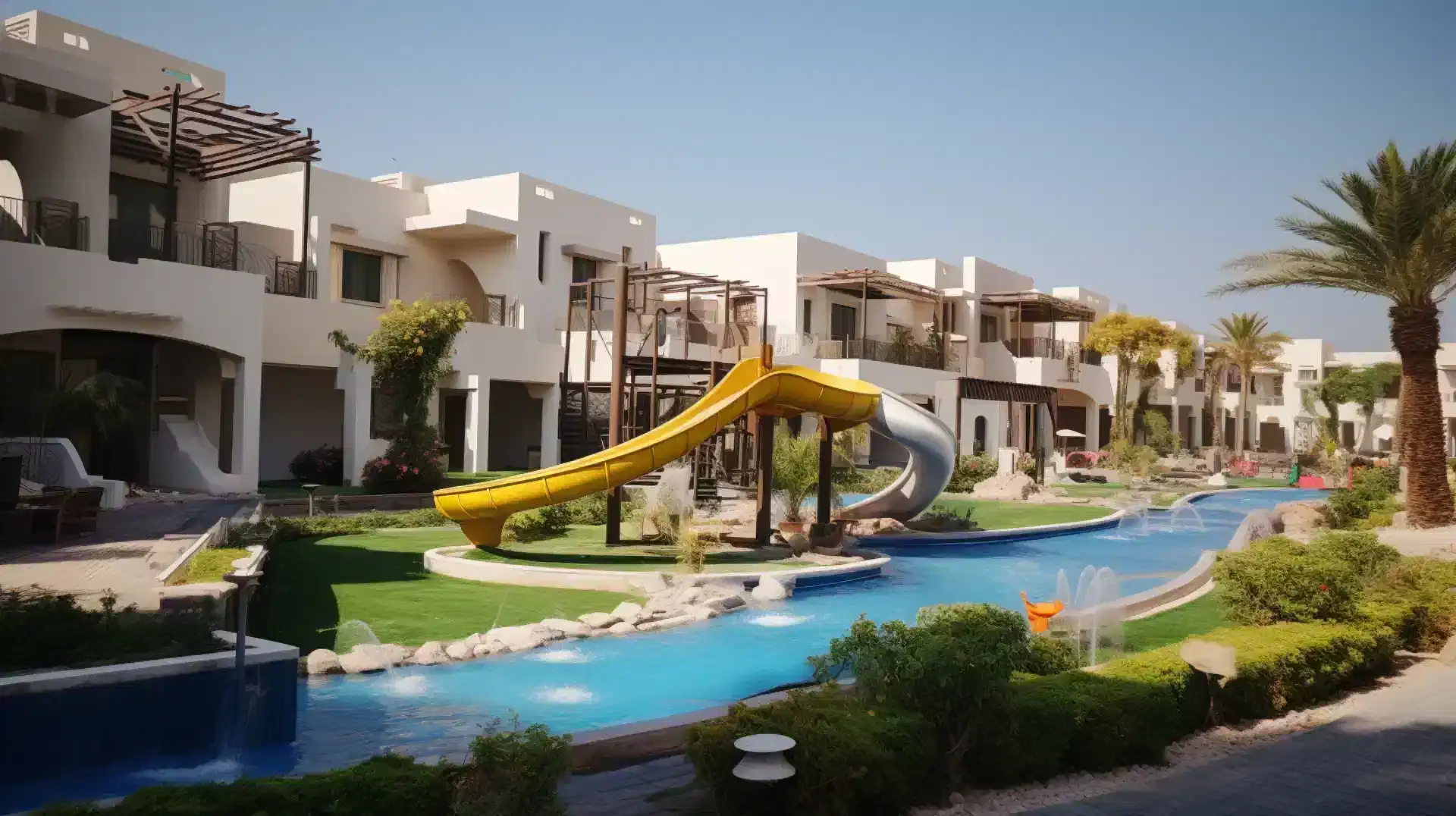 Garden of Villas for Rent in Mirdif