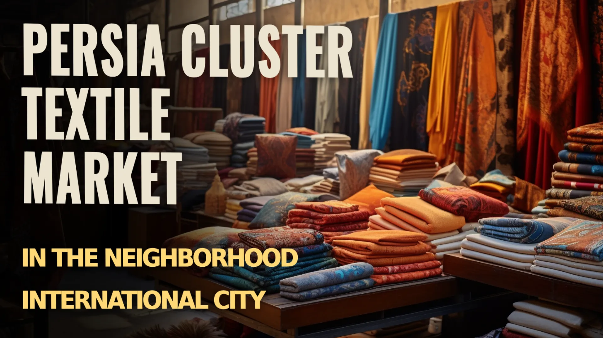 - Persia Cluster Textile Market - Vibrant Fabric Displays