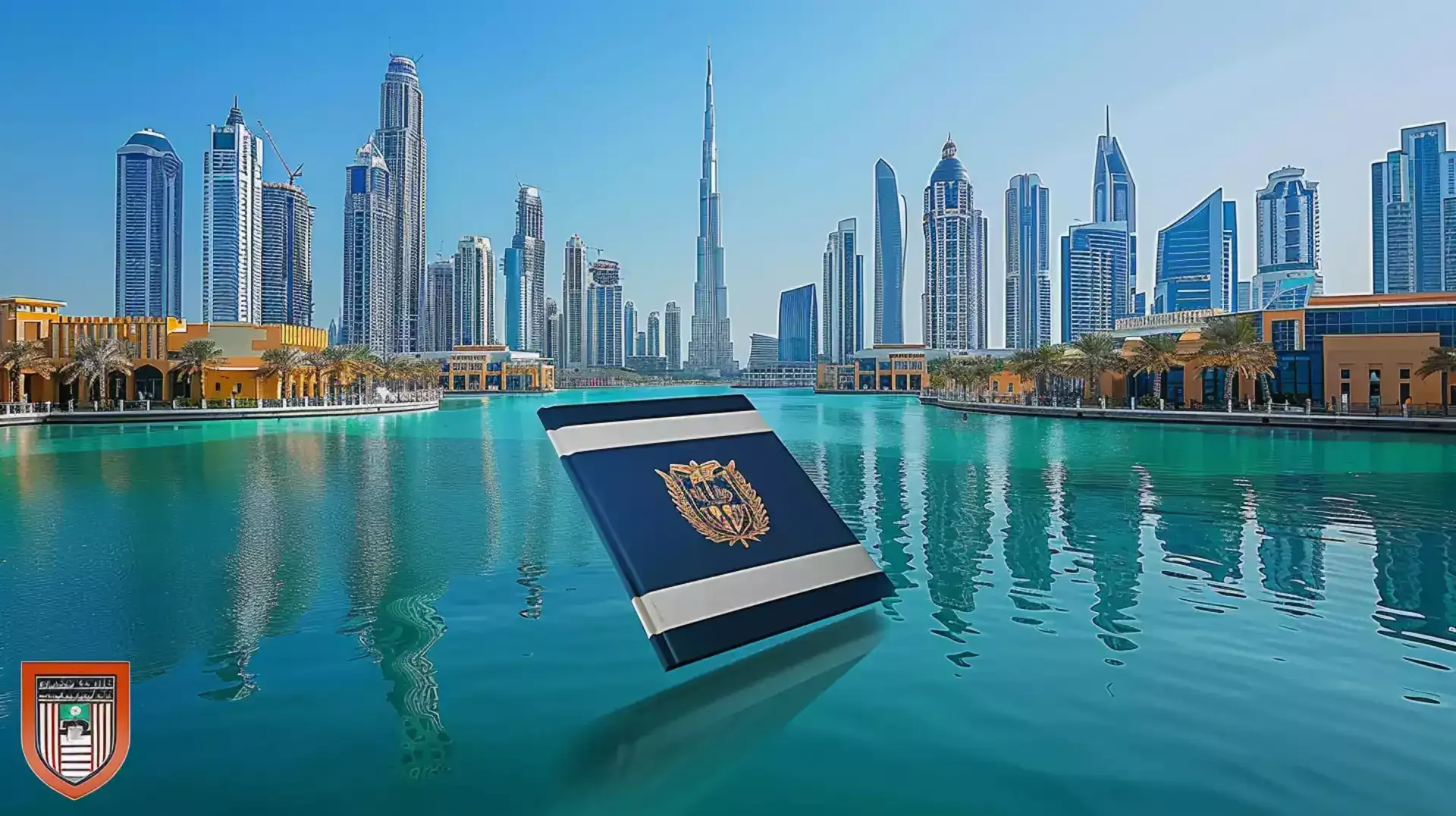 A group of real estate agents discussing property listings in Dubai