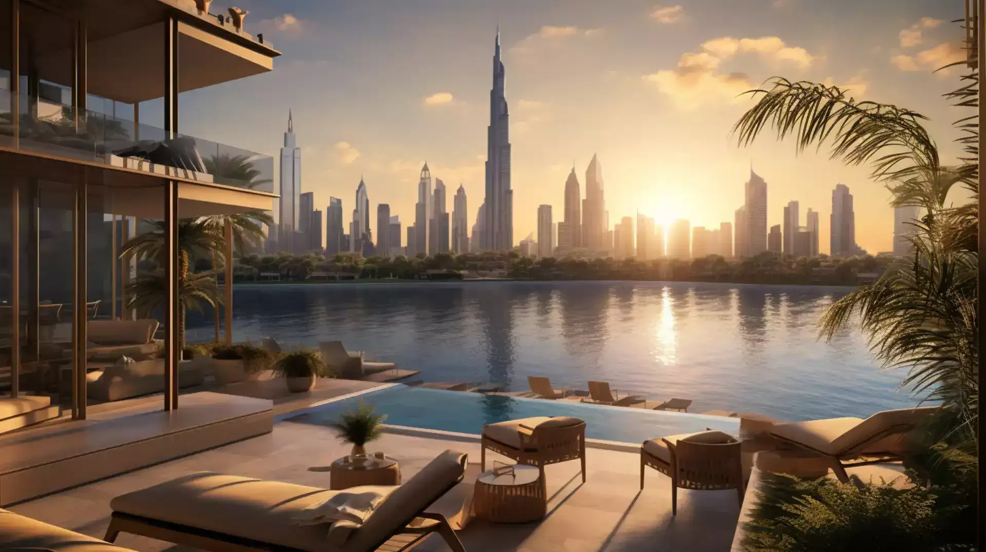 Illustration showcasing the potential of real estate investments in Dubai
