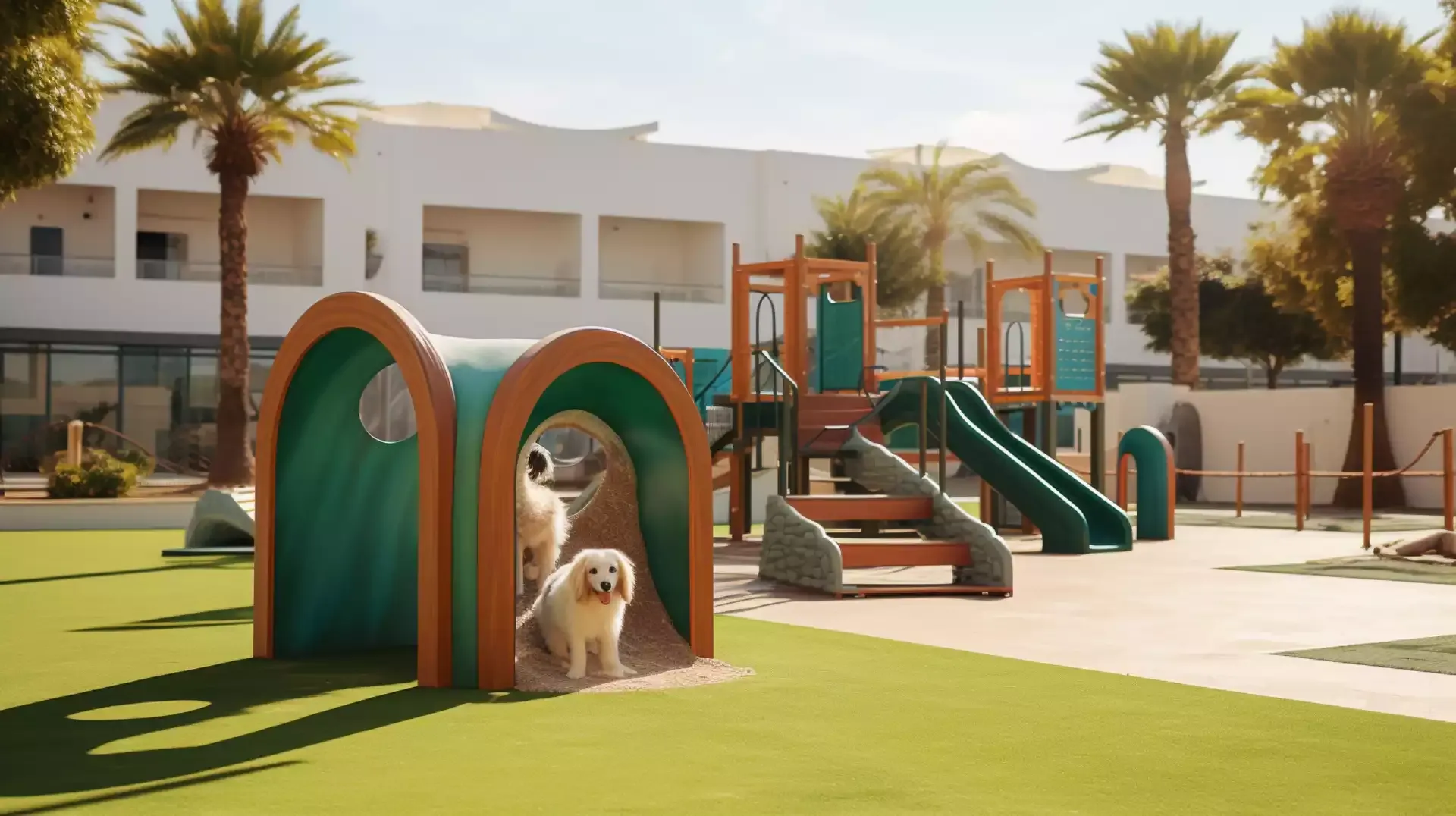 Feline friends lounging in Pet-Friendly Buildings in JLT 