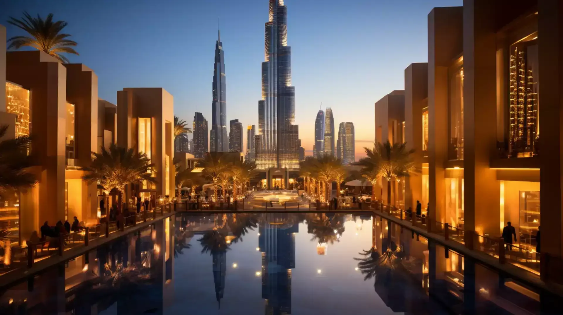 Illustration showcasing the lucrative nature of real estate investments in Dubai