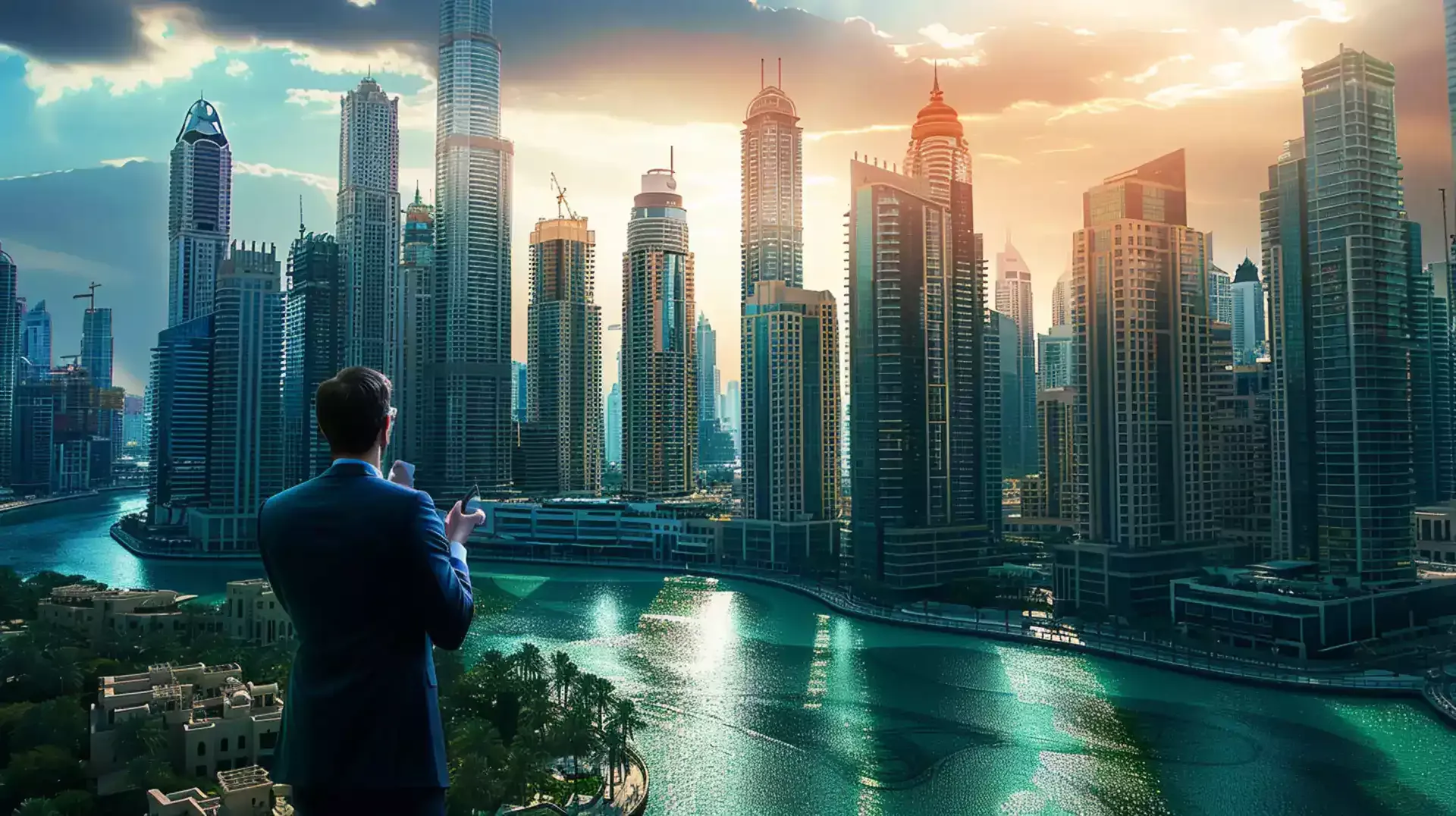 Illustration outlining the steps to open a company in Dubai