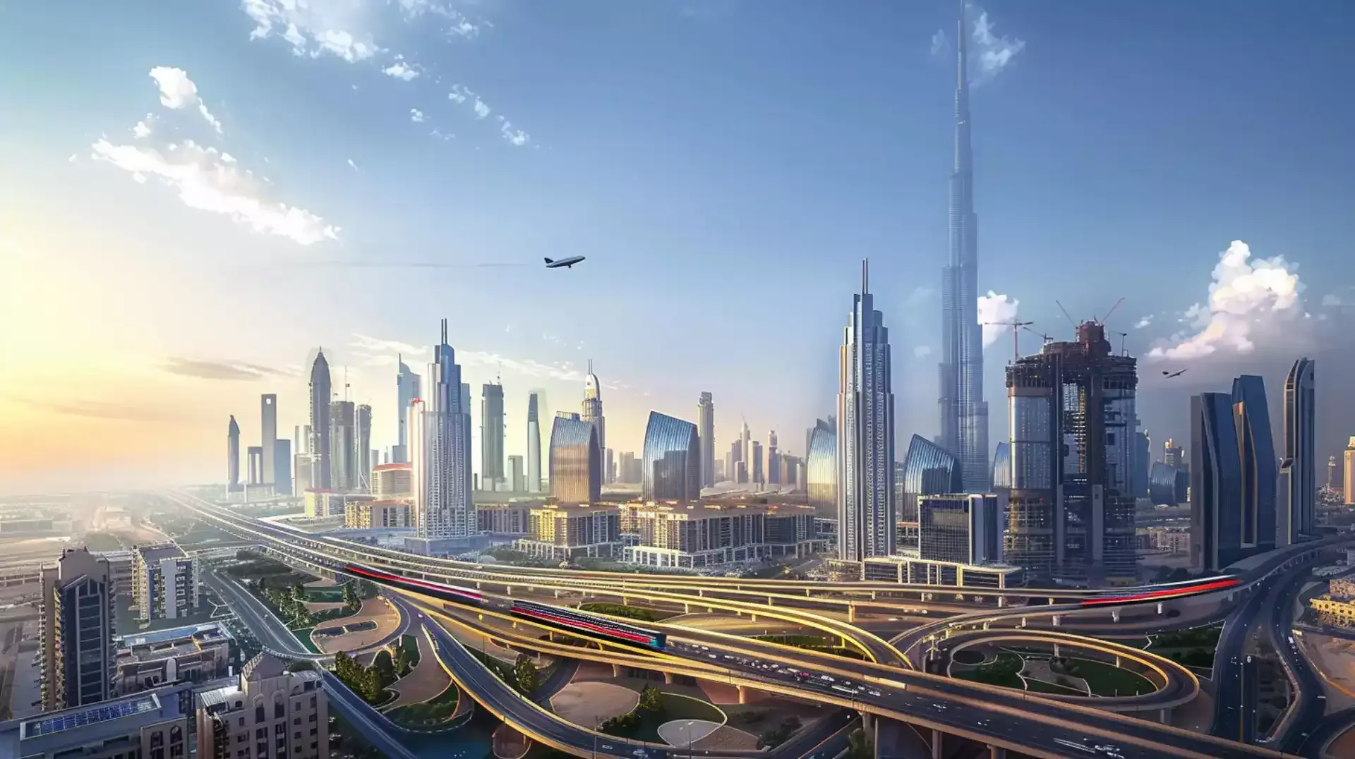 Illustration depicting the setup of a business in Dubai, presenting key strategies and practical advice for success