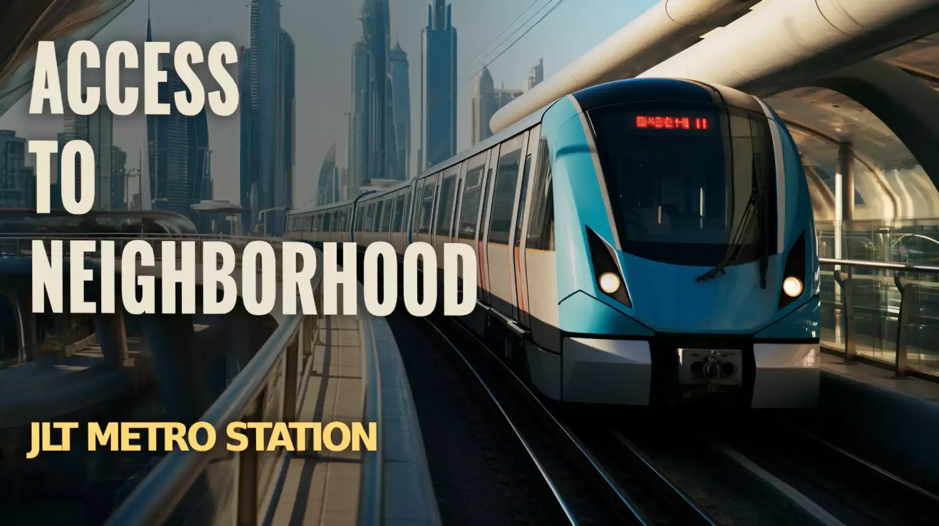 Discover Neighborhood JLT Metro Station - Seamless Transit Experience Neighborhood JLT Metro Station - Seamless Transit Experience