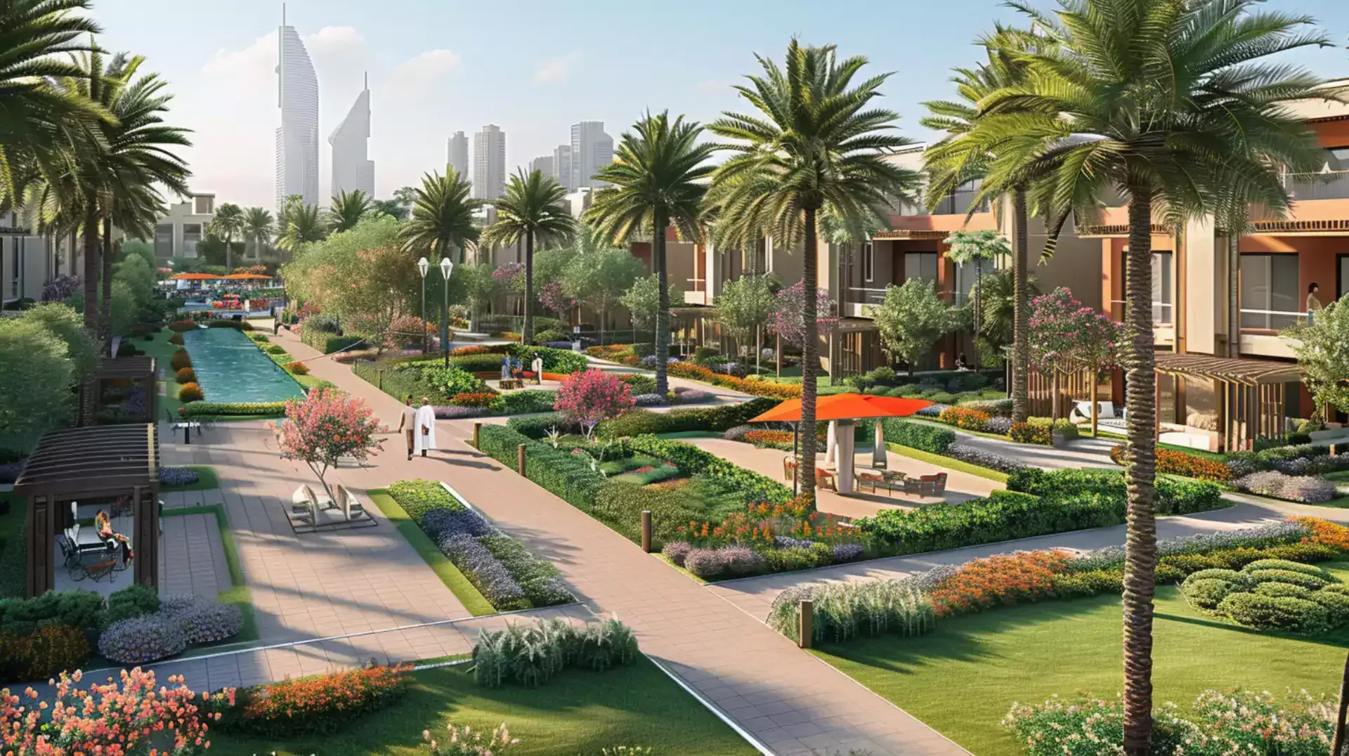 Facilities overview of Al Furjan's Community Centers