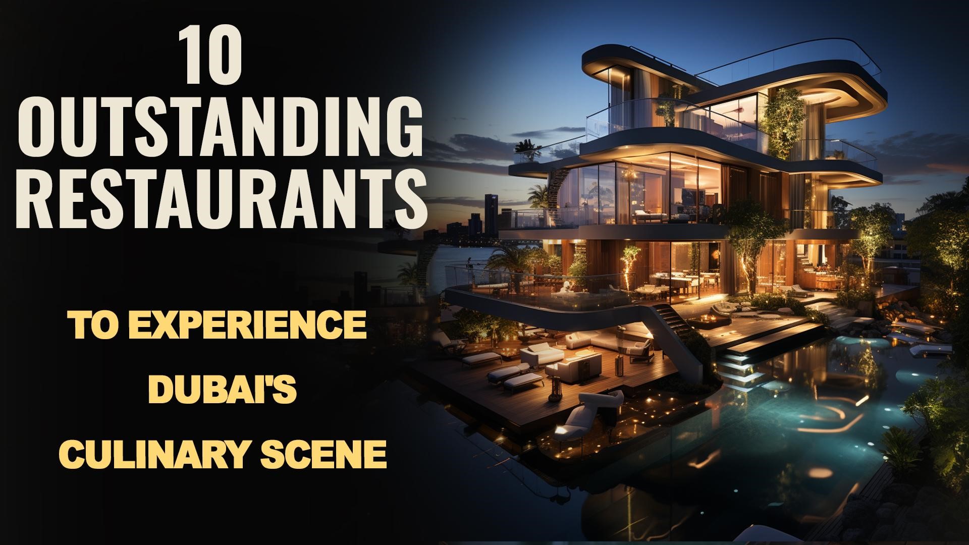 Outstanding Restaurants