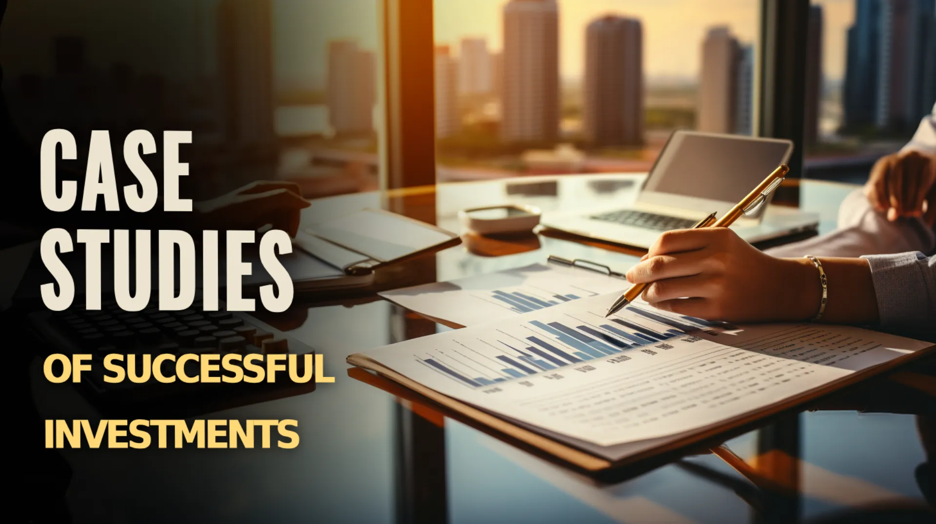 Successful Investments Graph: A visual representation depicting the upward trajectory of successful investments, showcasing financial growth and positive returns