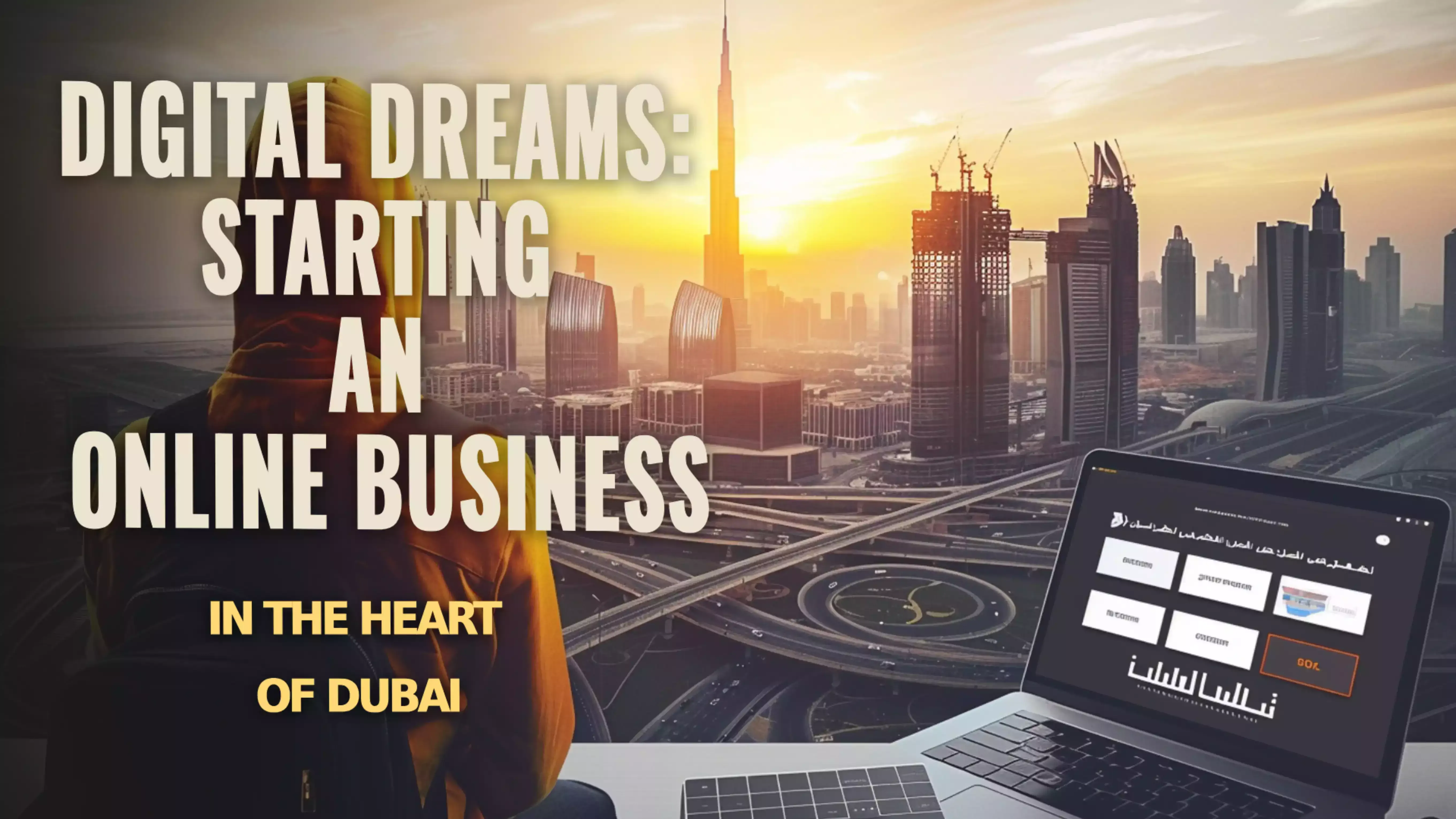 Thriving in the Digital Era: Online Business Strategies for Dubai Image showcasing the growth of online business in Dubai