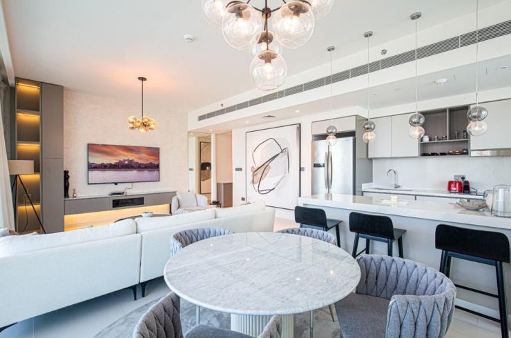 Квартира в SUNRISE BAY в Дубай,    3 спальни, 177м2