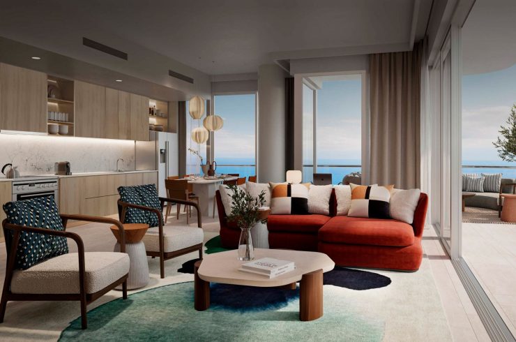 Квартира в ADDRESS RESIDENCES THE BAY в Дубай,    1 спальня, 85м2