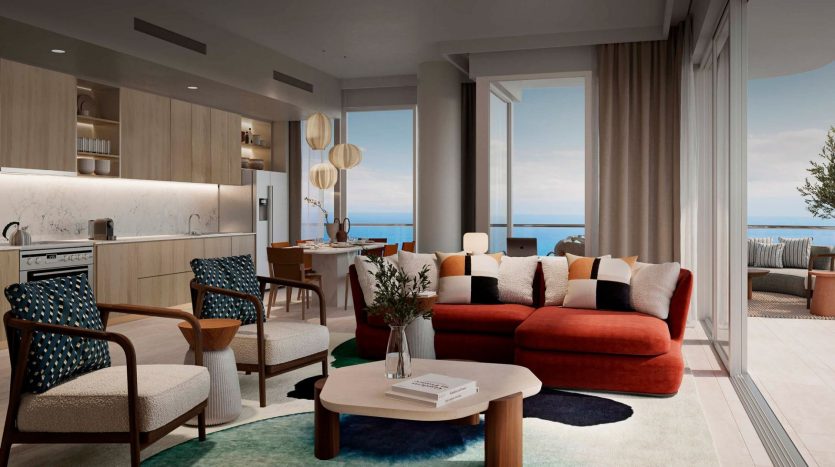 Квартира в ADDRESS RESIDENCES THE BAY в Дубай,    1 спальня, 85м2