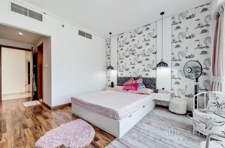 Квартира в Джумейра Лейк Тауэрс, Дубай,    2 спальни, 137.7м2