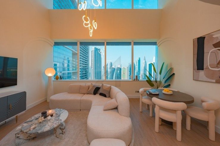 Дуплекс в Дубай,    2 спальни, 132.3м2