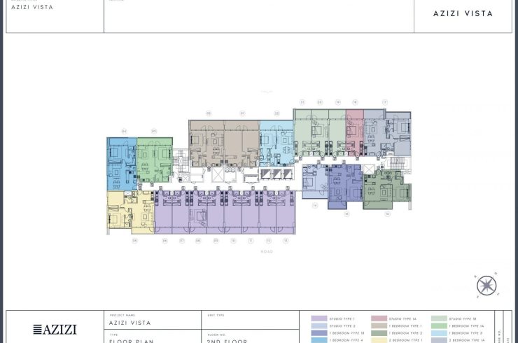 Квартира в AZIZI VISTA в Дубай Студио-Сити,    1 спальня, 88м2