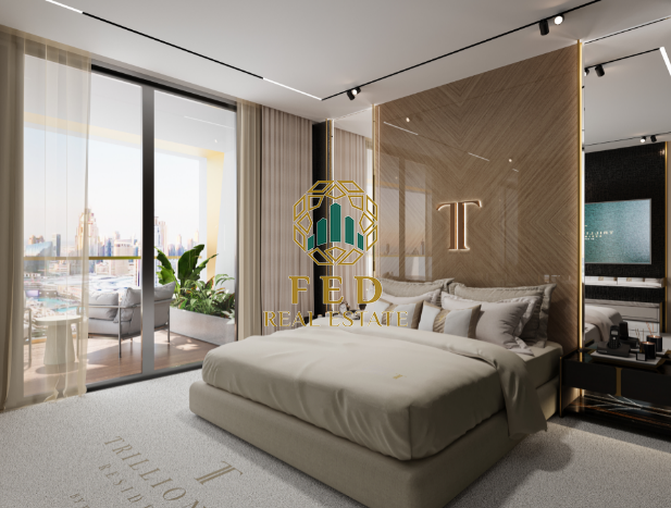Квартира в TRILLIONAIRE RESIDENCES в Бизнес-Бэй, Дубай,    2 спальни, 113.1м2