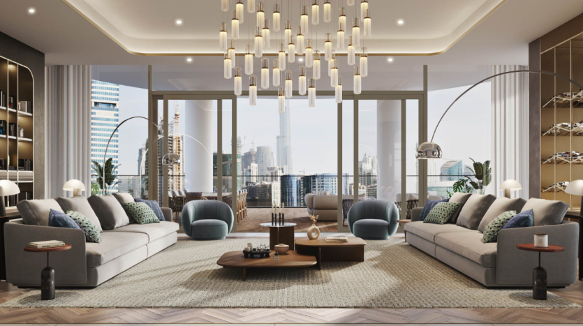 Пентхаус в JUMEIRAH LIVING BUSINESS BAY в Бизнес-Бэй, Дубай,    4 спальни, 476.44м2