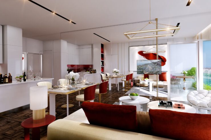 Квартира в SAFA TWO в Бизнес-Бэй, Дубай,    2 спальни, 105.25м2