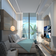 Квартира в SAMANA SANTORINI в Дубай Студио-Сити,    42.7м2   | фото 1