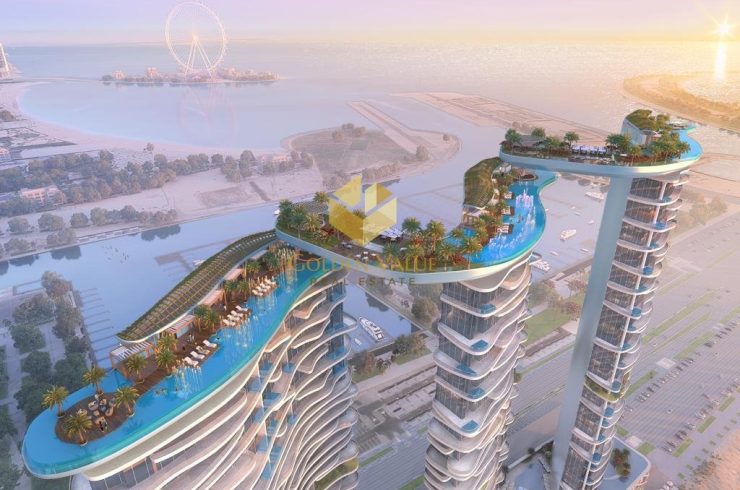 Квартира в Dubai Harbour, Дубай,    2 спальни, 156.7м2