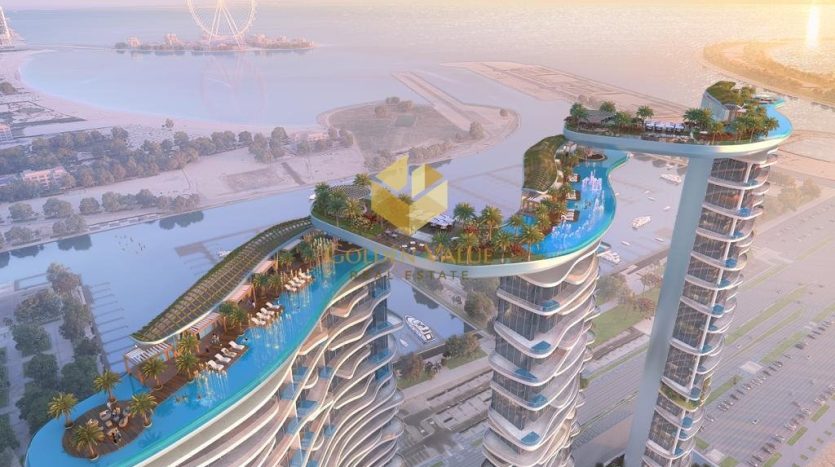 Квартира в Dubai Harbour, Дубай,    2 спальни, 156.7м2
