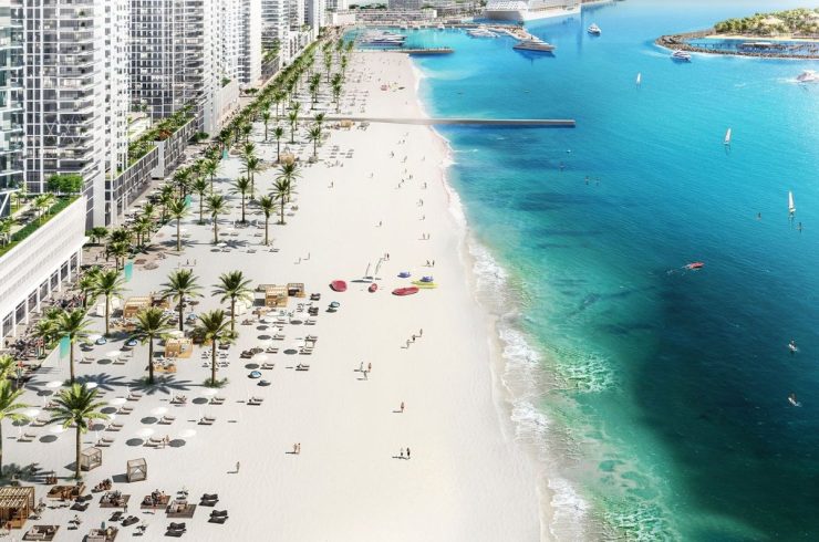 Квартира в Dubai Harbour, Дубай,    2 спальни, 147.9м2