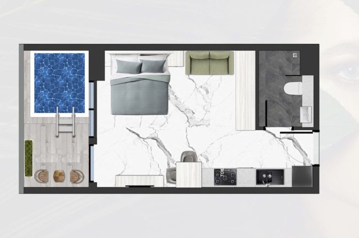 Квартира в IVY GARDENS RESIDENCE в Dubai Land, Дубай,    1 спальня, 69м2