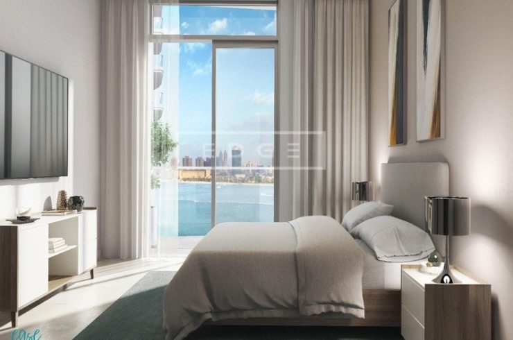 Квартира в PALACE BEACH RESIDENCES в Dubai Harbour, Дубай,    2 спальни, 114.6м2