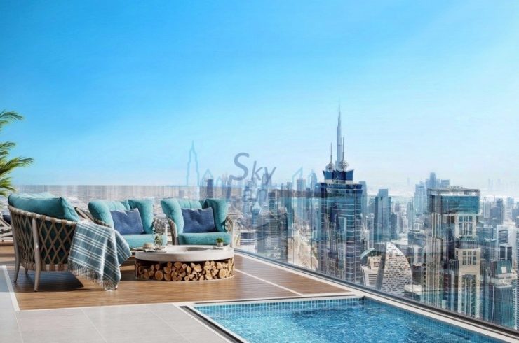 Квартира в Бизнес-Бэй, Дубай,    1 спальня, 97.2м2