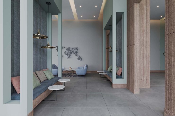 Квартира в PENINSULA в Бизнес-Бэй, Дубай,    1 комната, 63.28м2