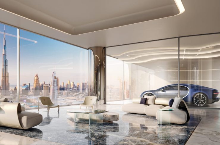 Пентхаус в BUGATTI RESIDENCES BY BINGHATTI в Бизнес-Бэй, Дубай,    12 комнат, 1480м2