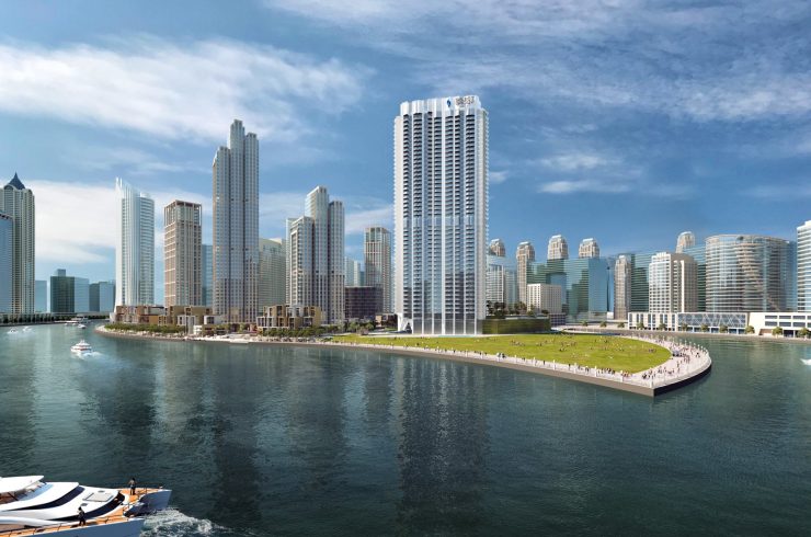 Квартира в PENINSULA THREE в Бизнес-Бэй, Дубай,    1 комната, 38м2