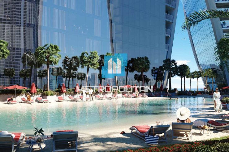 Квартира в Бизнес-Бэй, Дубай,    2 спальни, 109м2