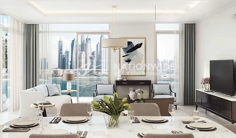 Квартира в PALACE BEACH RESIDENCES в Dubai Harbour, Дубай,    1 спальня, 80м2