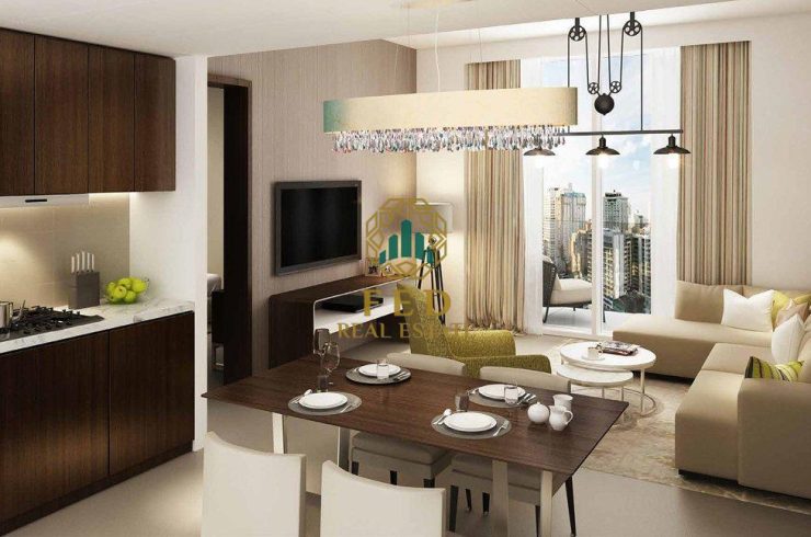 Квартира в Бизнес-Бэй, Дубай,    1 спальня, 43.7м2