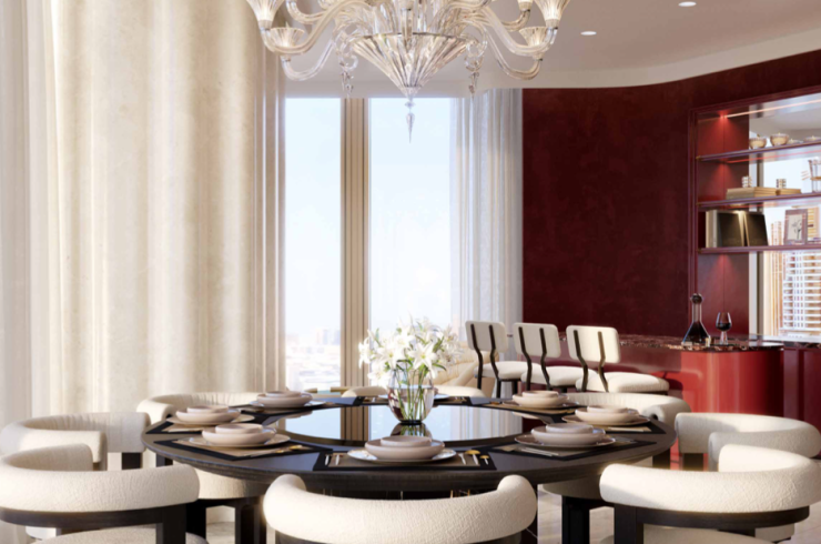 Квартира в BACCARAT HOTEL AND RESIDENCES в Даунтаун Дубай (Даунтаун Бурдж Дубай),    3 комнаты, 276м2