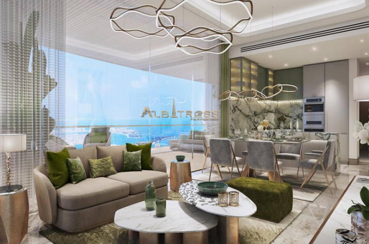 Квартира в Dubai Harbour, Дубай,    3 спальни, 165.1м2