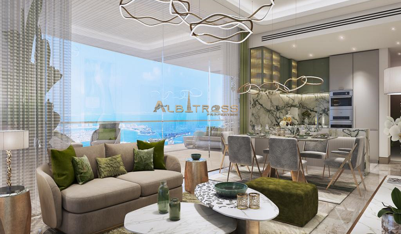 Квартира в Dubai Harbour, Дубай,    3 спальни, 165.1м2