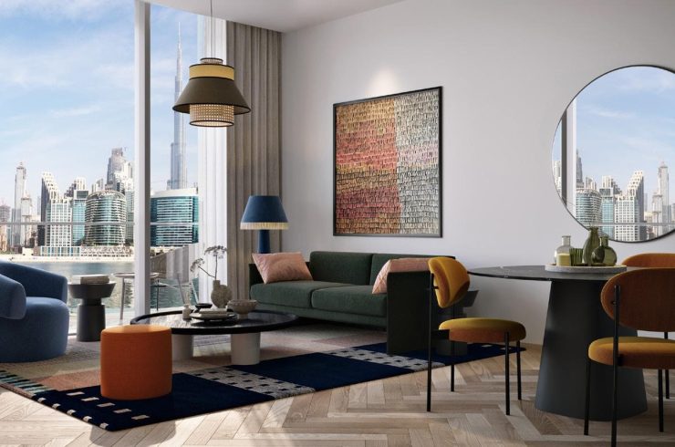 Квартира в PENINSULA THREE в Бизнес-Бэй, Дубай,    2 комнаты, 65м2