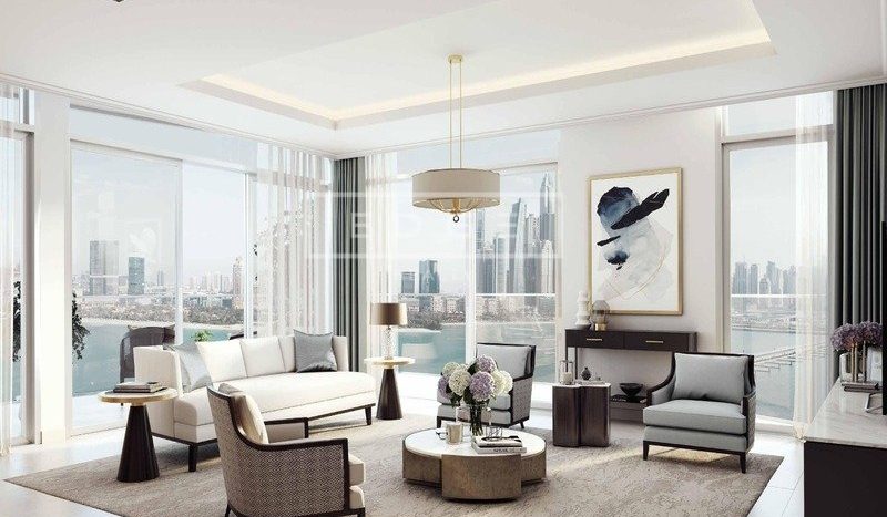Квартира в PALACE BEACH RESIDENCES в Dubai Harbour, Дубай,    2 спальни, 114.6м2   | фото 2