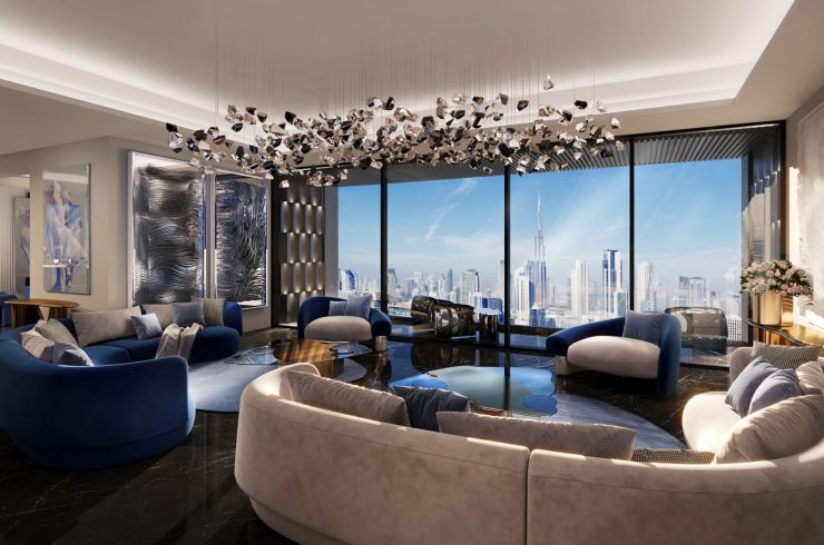 Пентхаус в BURJ BINGHATTI JACOB & CO RESIDENCES в Даунтаун Дубай (Даунтаун Бурдж Дубай),    10 комнат, 2300м2