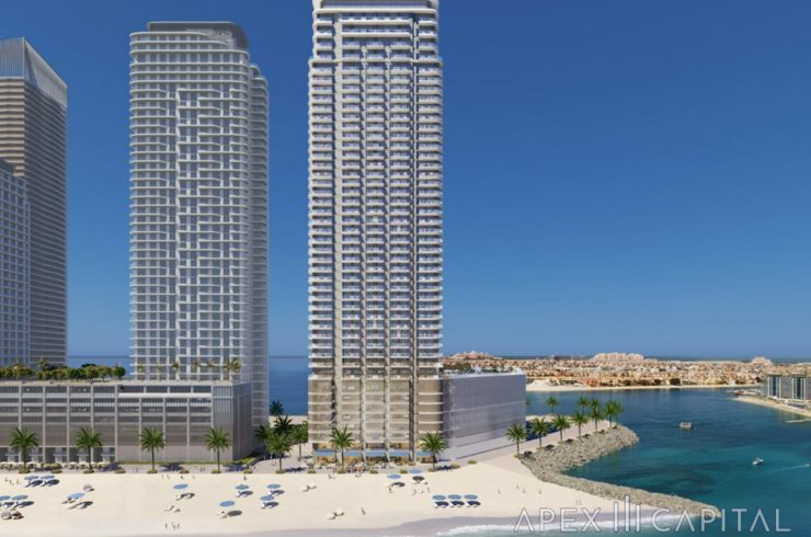 Квартира в Dubai Harbour, Дубай,    2 спальни, 114.8м2