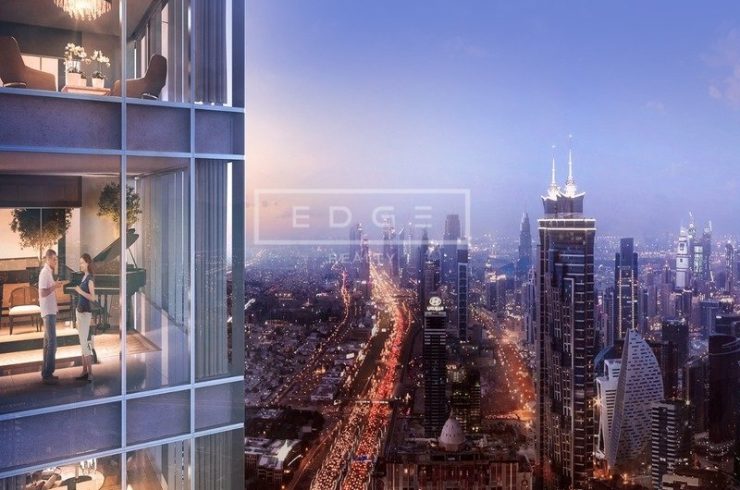 Квартира в Бизнес-Бэй, Дубай,    1 спальня, 74.3м2