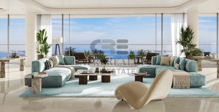 Пентхаус в Пальма Джумейра, Дубай,    2 спальни, 604.1м2