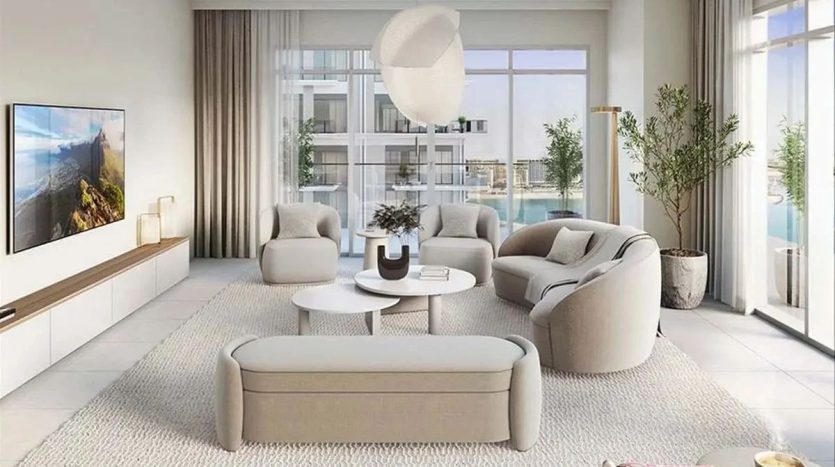 Квартира в Dubai Harbour, Дубай,    2 спальни, 123.8м2