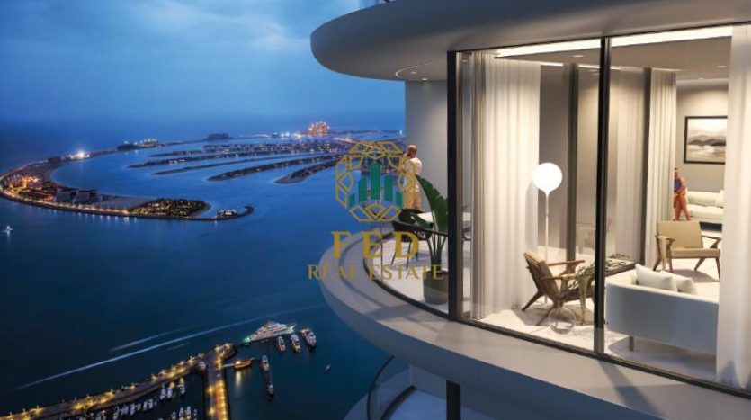 Квартира в Dubai Harbour, Дубай,    1 спальня, 102.8м2