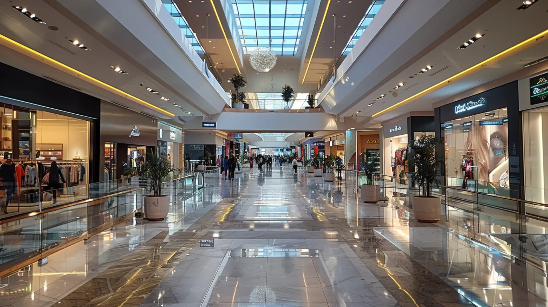 Innovative Office Spaces at Emaar Square in neighborhood Downtown Dubai Modern interior of Emaar Square offices in neighborhood Downtown Dubai