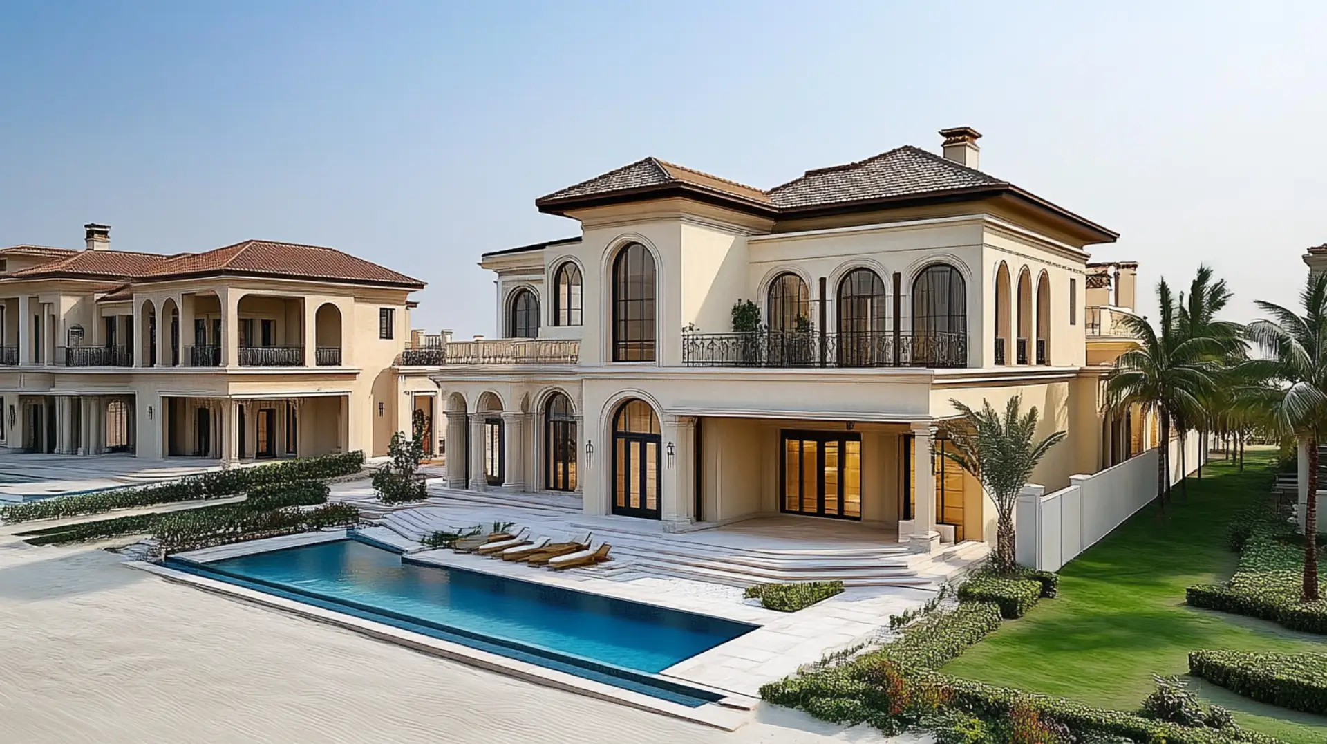 Виллы на Palm Jumeirah с доступом к частным пляжам и роскошной инфраструктуре