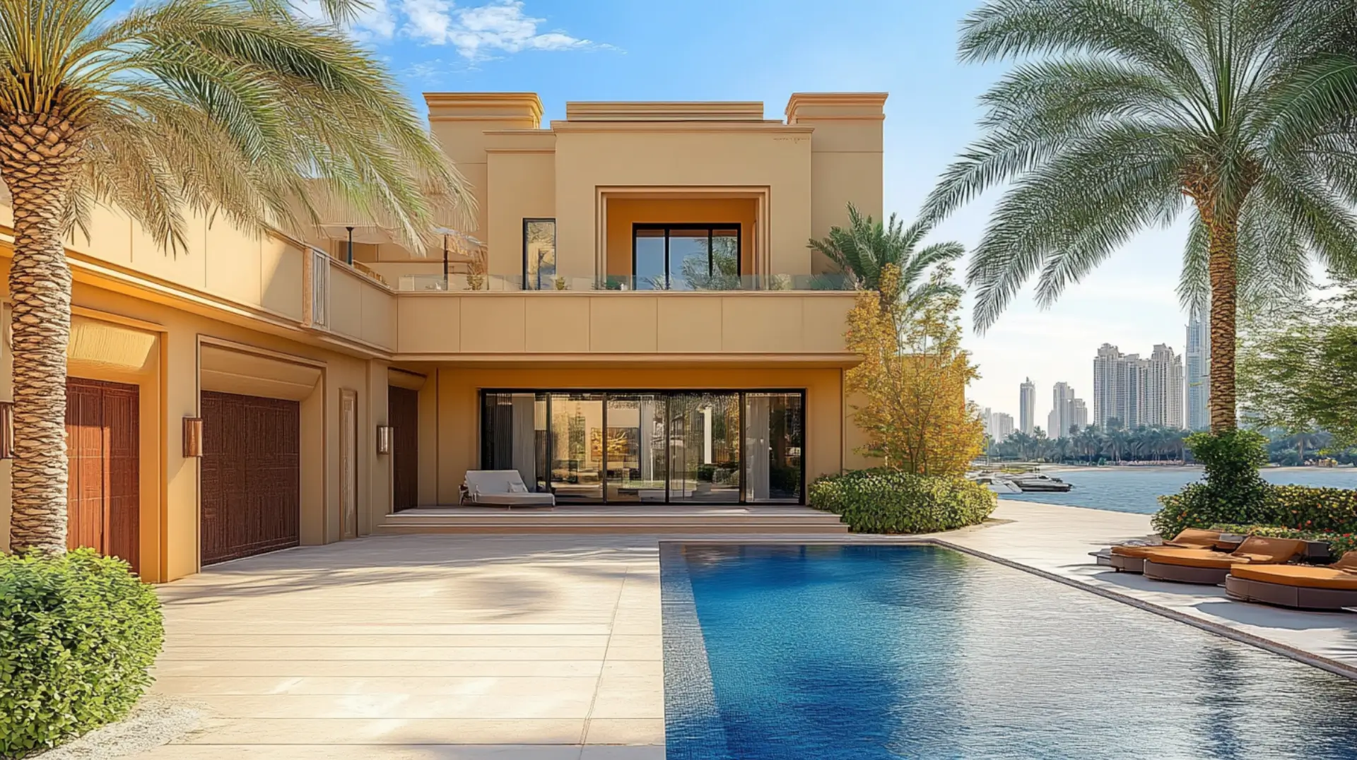Роскошные виллы на Palm Jumeirah с уникальным расположением и панорамными видами